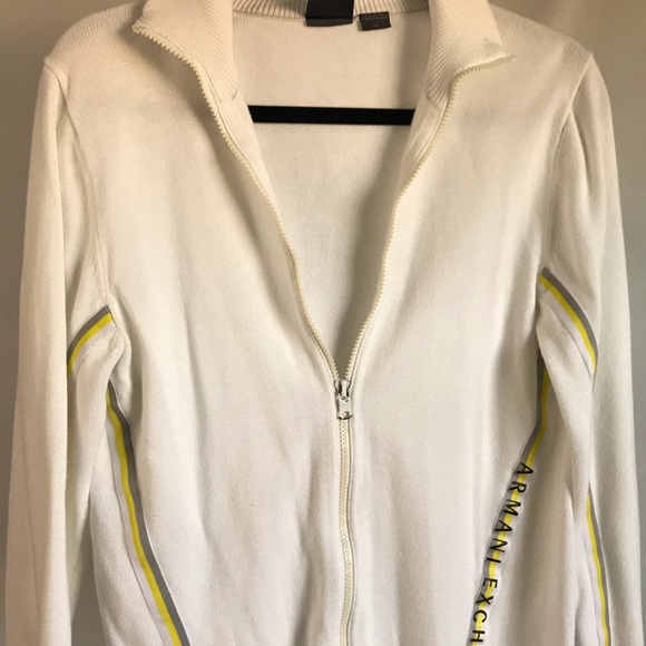 ARMANI EXCHANGE full zip vintage style sweater S - Picture 5 of 7